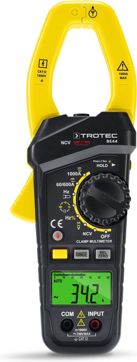 Current clamp with True RMS function BE44