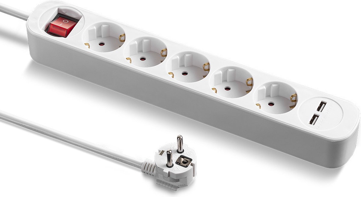 Grenuttag PVH5 med 2 USB-ladduttag
