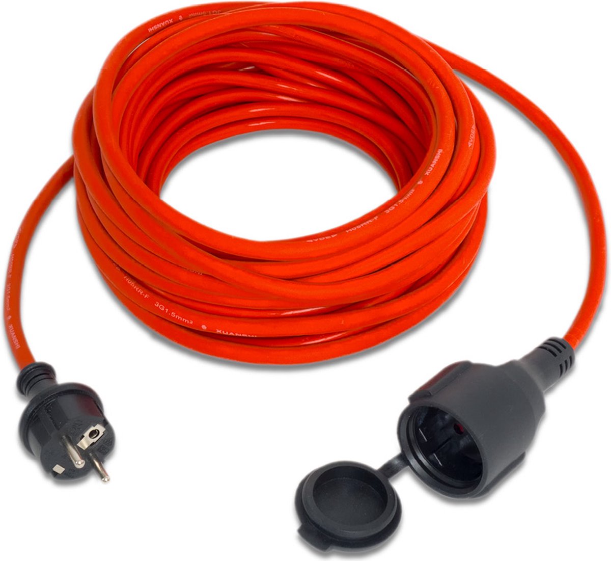 Kvalitetsförlängningskabel 15 m / 230 V / 1,5 mm²