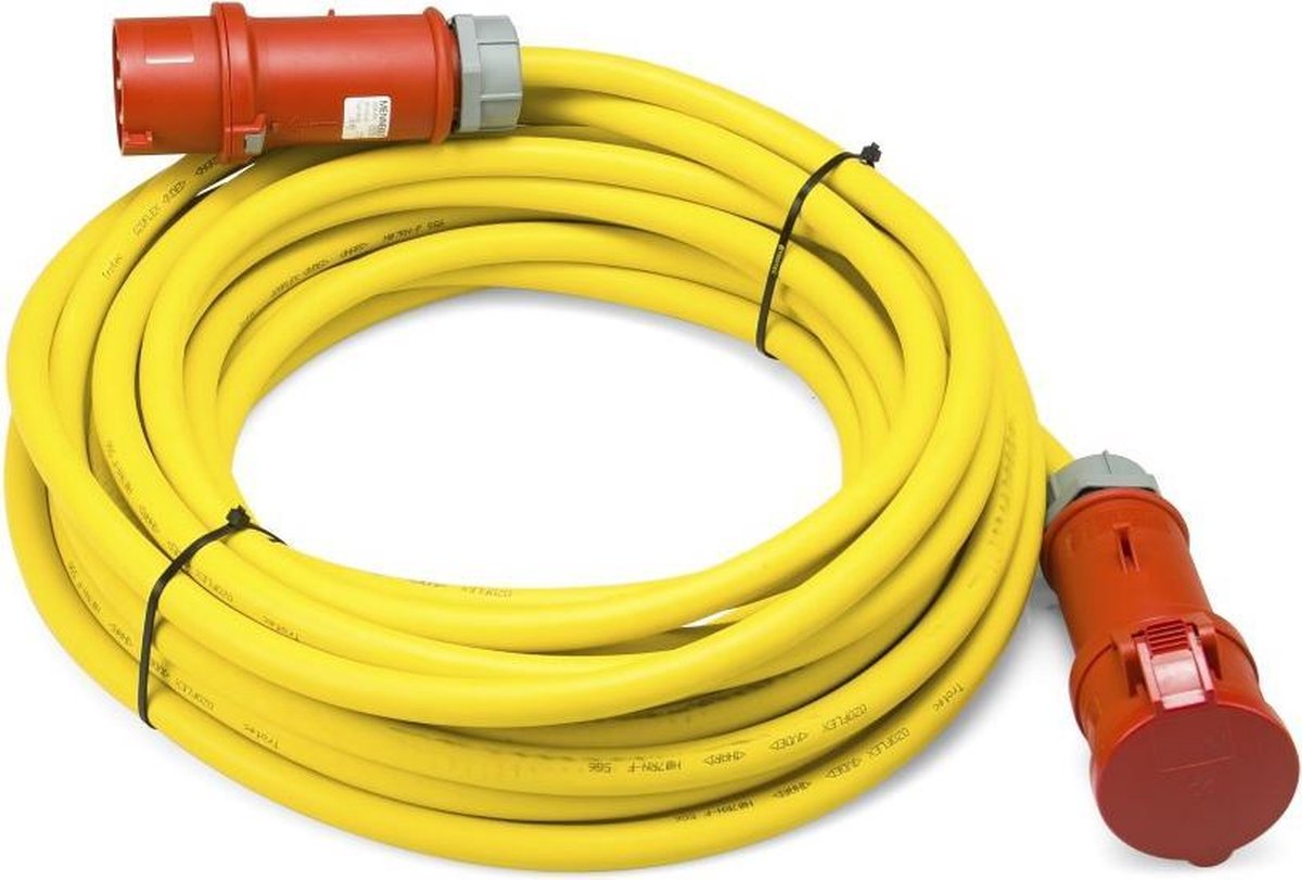 Trotec Câble de rallonge professionnel 20 m / 400 V / 6 mm² - Fabriqué en Allemagne