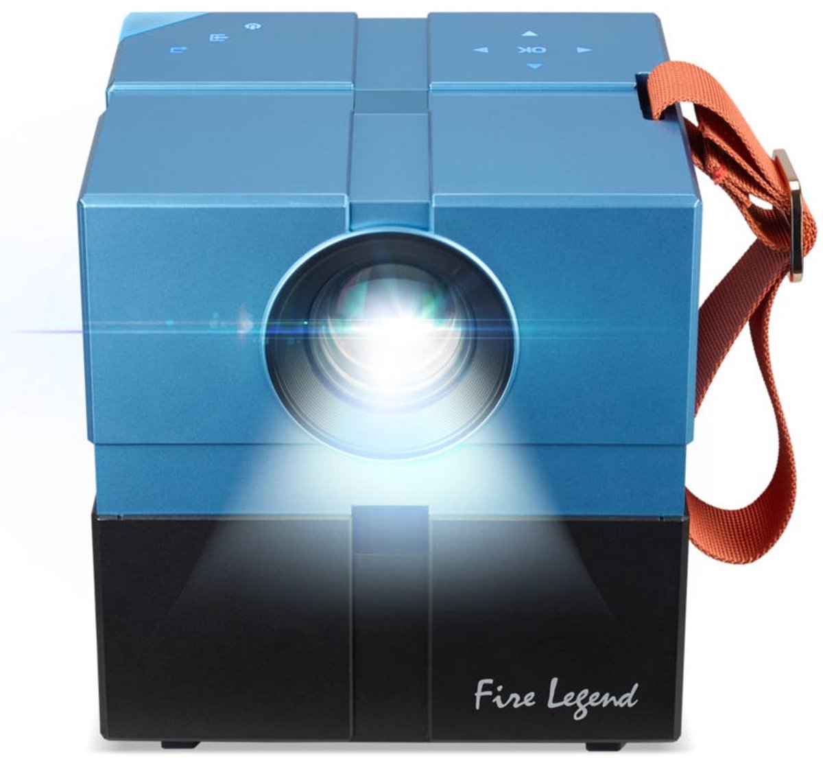 AOPEN Portable LED, QH12a, Bas/HD, 1280x720 Resolution, 135 lm Brightness, Blå