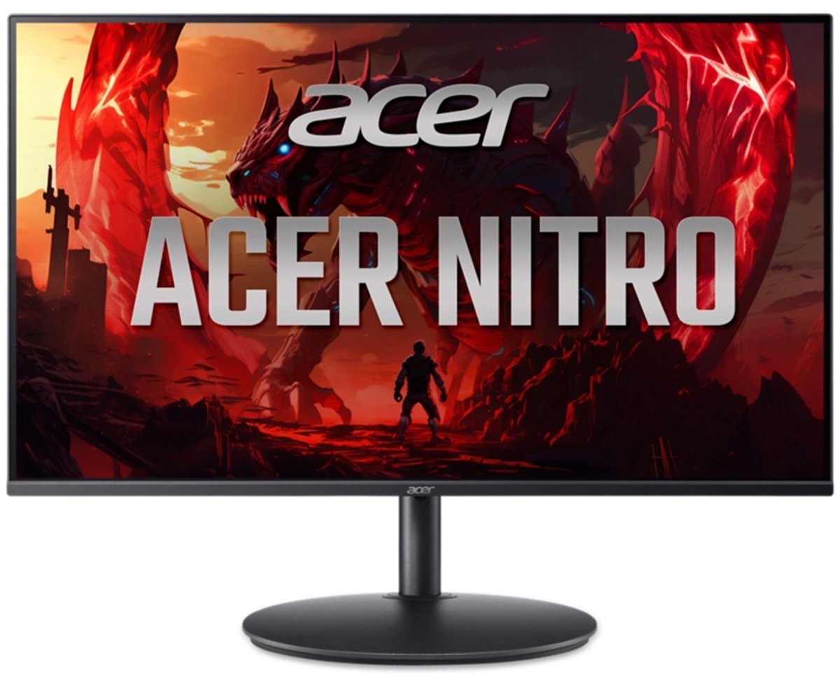Acer Nitro XF0, Nitro XF270W3, Spelskärm, 27" IPS, Full HD 1920x1080, 240Hz, FreeSync Premium