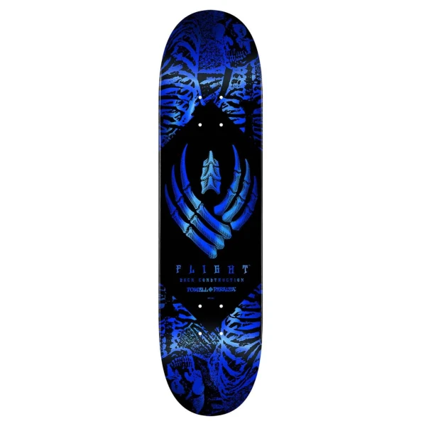 Skateboard Deck Powell Peralta Skeleton Flight (8.75" - Blau)