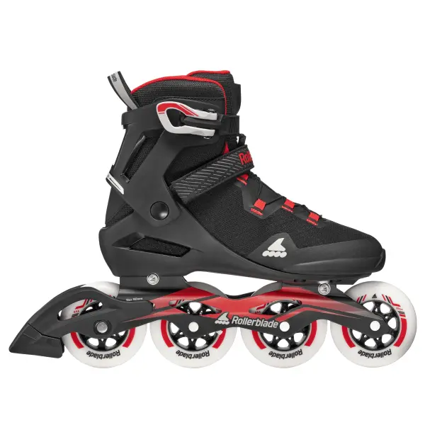 Inliner Herren Rollerblade Macroblade 90 (Schwarz/Rot - 47)