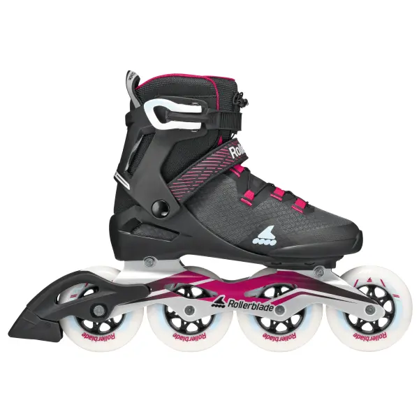 Inliner Damen Rollerblade Macroblade 90 (Schwarz/Pink - 38)