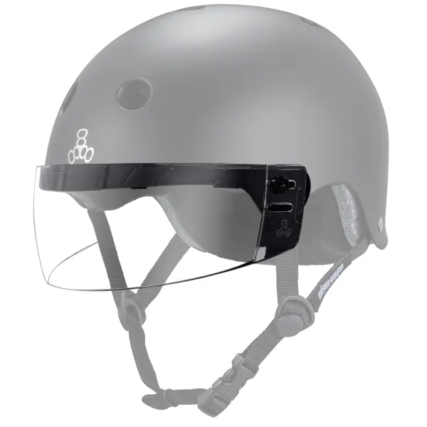 Triple Eight Deep Cover Visor Crown Kit (XS-S/M - Schwarz)
