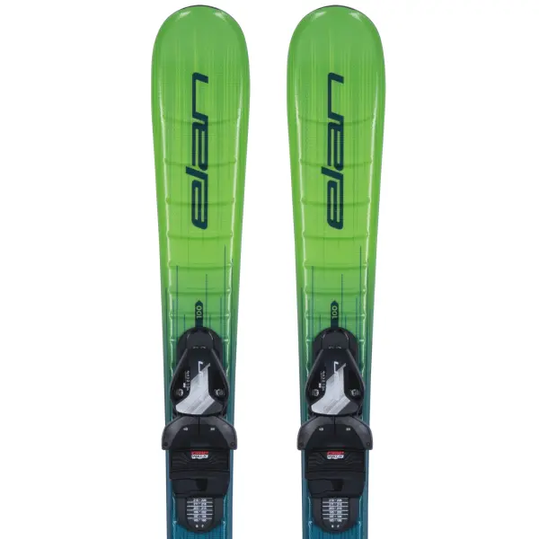 Junior Ski Elan Jett + Shift EL 7.5 GW (130cm - Grün)