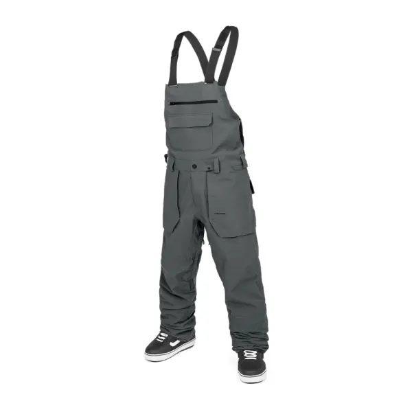 Volcom Roan Bib Overall (S - Charcoal)