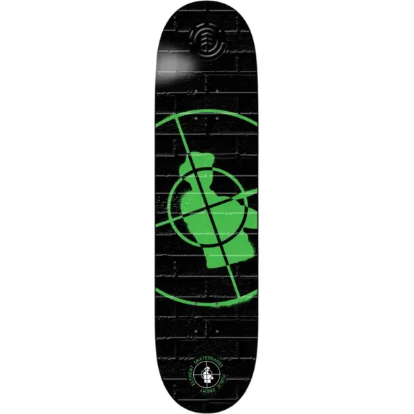 Skateboard Deck Element Public Enemy (8.25" - Pexe Stencil)