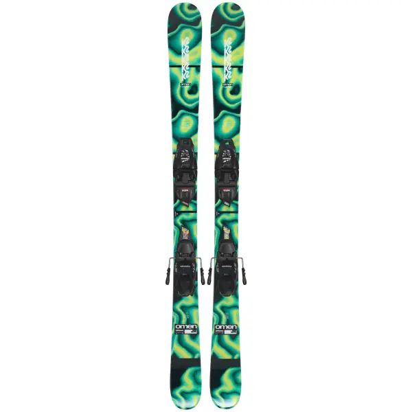 Kinderski K2 Omen + FDT 4.5 (129cm - Grün)