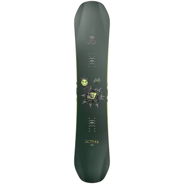 Snowboard Rome Slapstick (135cm - Grün)