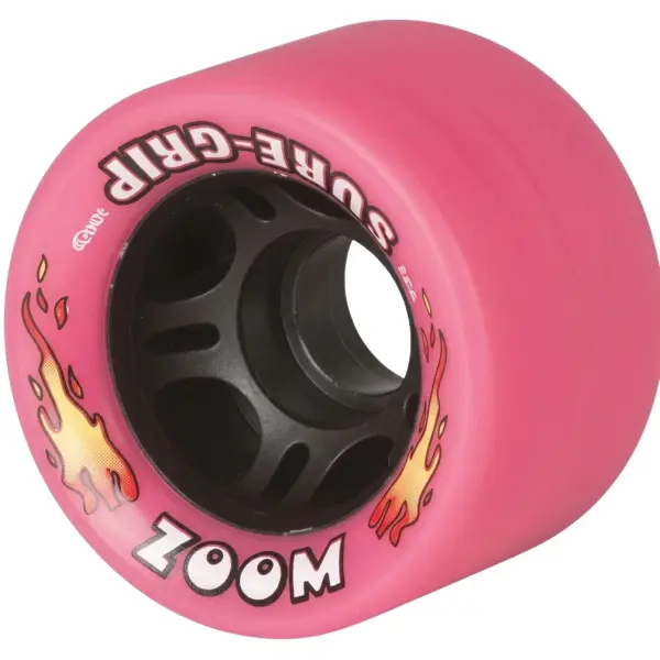 Rollschuh Rollen SureGrip Zoom Indoor 8 Stk. (62mm - Pink)