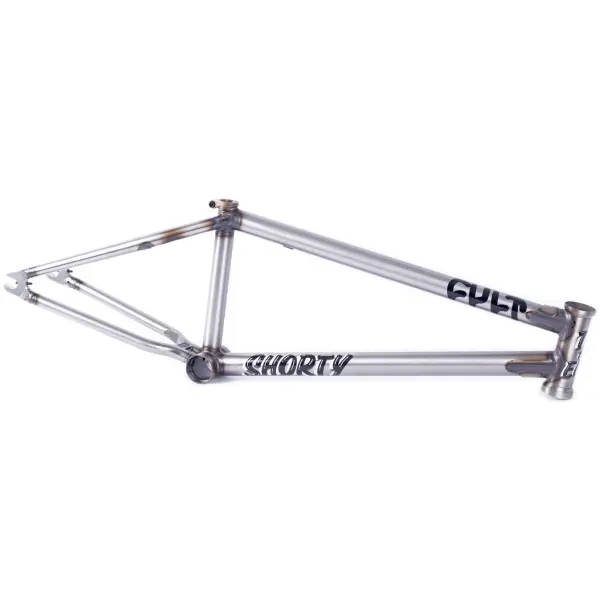 BMX Rahmen Cult Shorty Freestyle (21.25" - Matte Clear Raw)