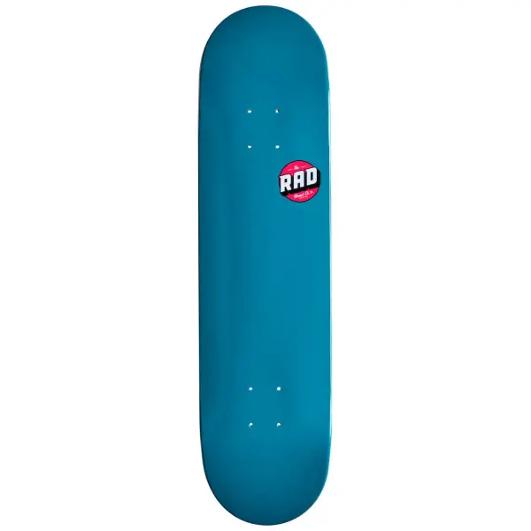 Skateboard Deck RAD Blank Logo (8" - Petrol)