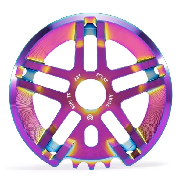 Freestyle BMX Kettenblatt Eclat Abyss Guard (Satin Oilslick - 28T)