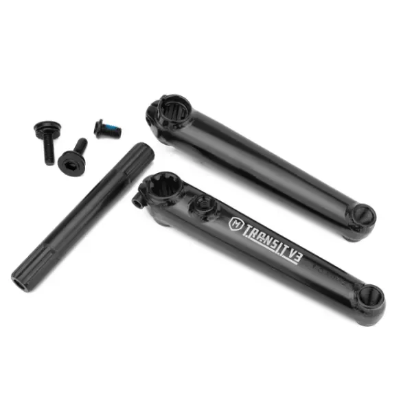 BMX Kurbel Mission Transit V3 (170mm - Schwarz)