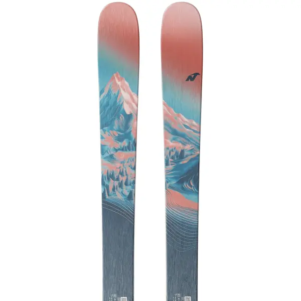 All Mountain Ski Nordica Santa Ana 97 Damen (155cm - Salmon / Turquoise / Navy)