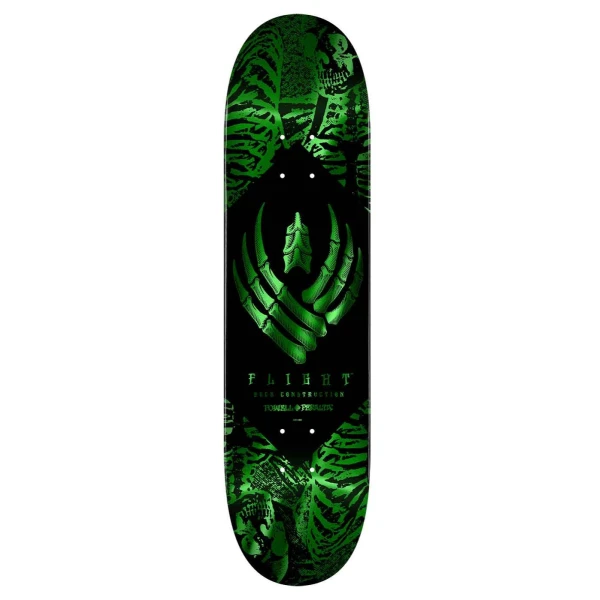 Skateboard Deck Powell Peralta Skeleton Flight (8.5" - Grün)