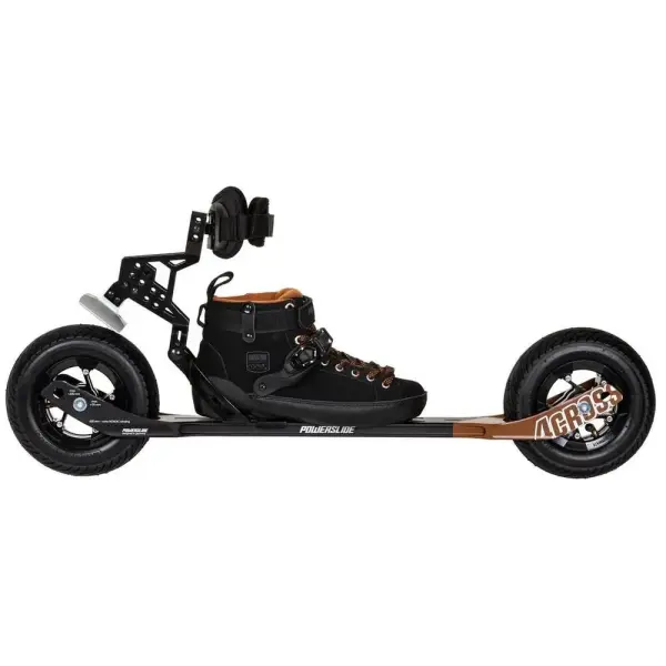 Powerslide 4-Cross 175 Nordische Schlittschuhe (Schwarz - 46)