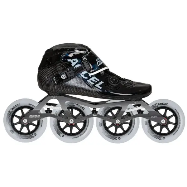 Speedskates Powerslide Accel Schwarz 110 (Black - 43)