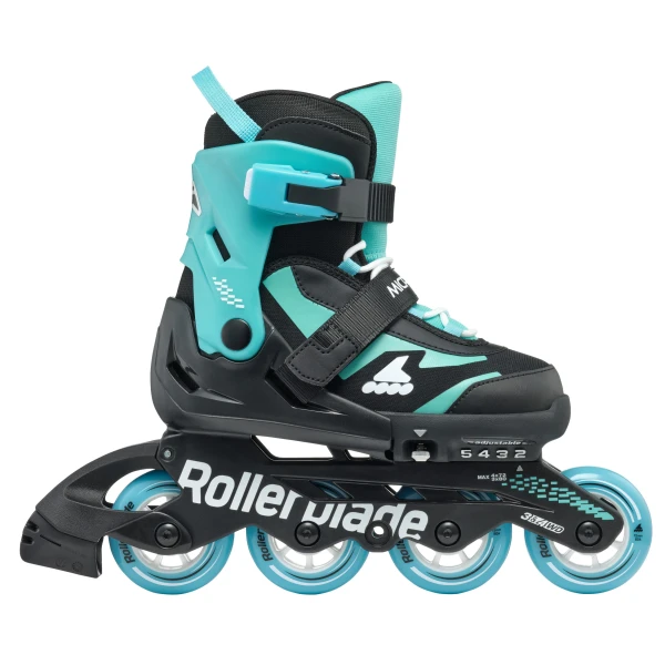 Inliner Kinder Rollerblade Microblade Schwarz/Blau (Black/Light Blue - 36.5-40.5)