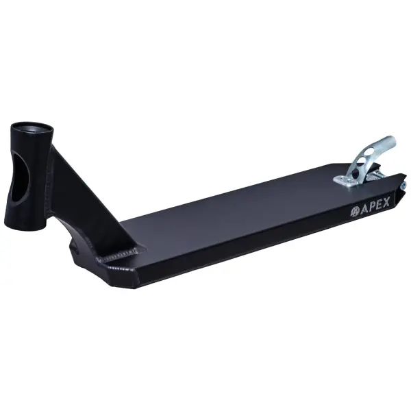 Stunt Scooter Deck Apex 5" Peg Cut (49cm - Schwarz)
