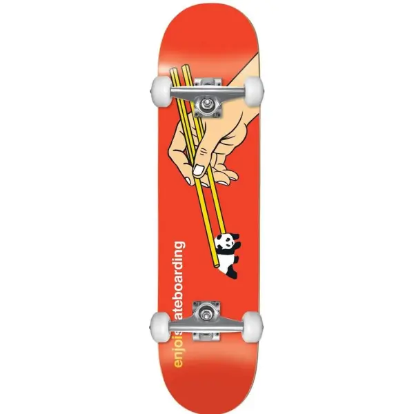 Skateboard Komplettboard Enjoi Chop Sticks (7.375" - Rot)