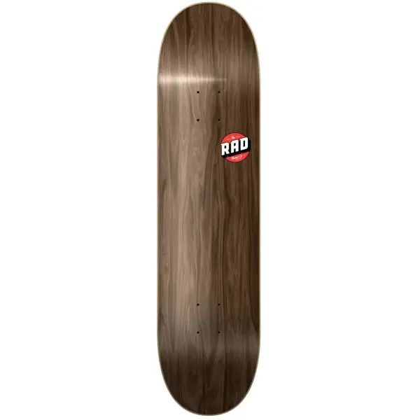 Skateboard Deck RAD Blank Logo (8.25" - Vintage Maple)