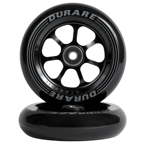 Tilt Durare Spoked Rollen 2 Stk. (110mm - Schwarz)