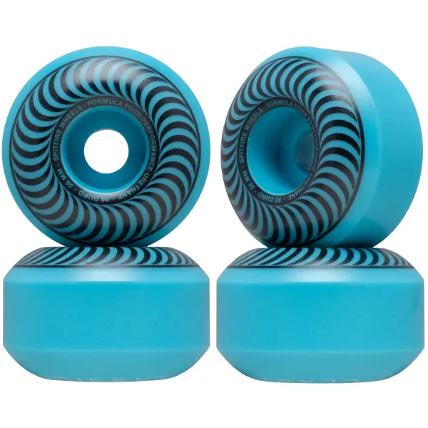 Skateboard Rollen Spitfire Chroma Classic Blau 99duro (56mm - Blau)