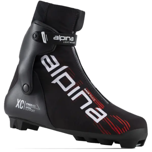 Langlaufschuhe Skating Alpina Race (Schwarz - 46)