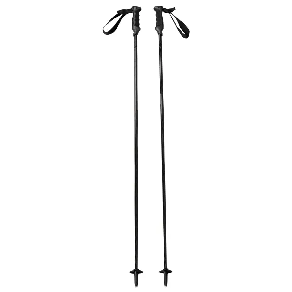 Bâtons de ski en carbone Komperdell (125cm - Noir)