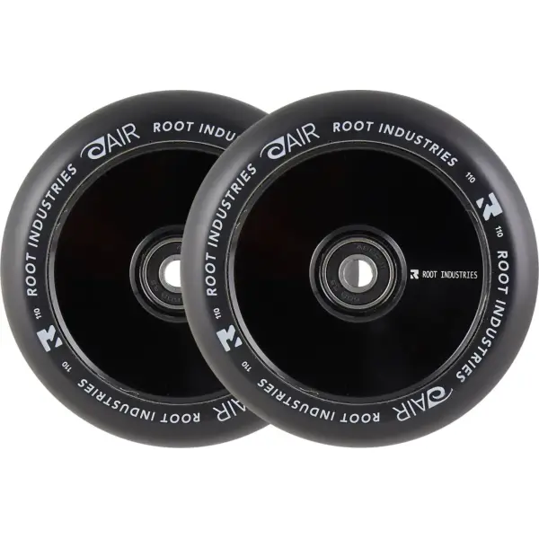 Roues Trottinette Freestyle Root Air 110mm Noir Pack de 2 (110mm - Noir)