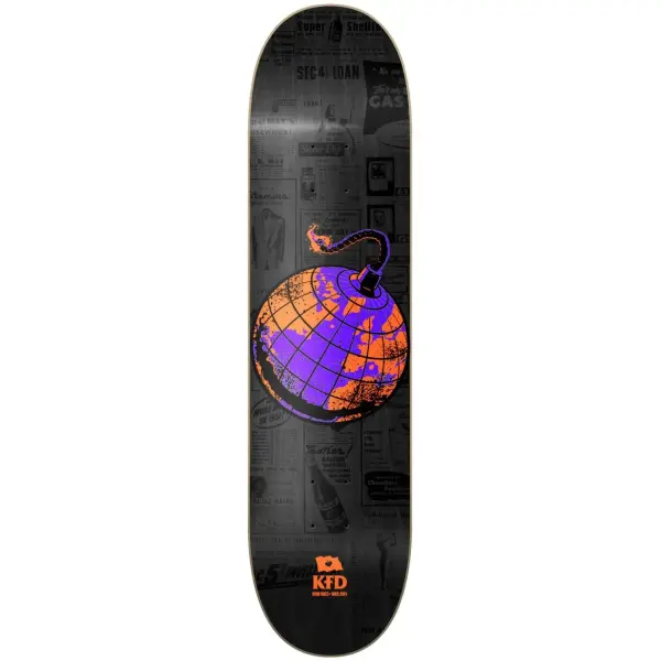 Planche De Skate KFD Premium Bomb (8" - Red)