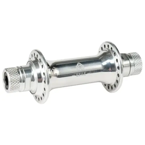 Éclat Exile BMX A l'avant Moyeu (Silver Polished - Female Axle)