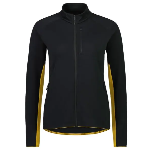 Mons Royale Approach Merino Fleece Femmes Sweat à capuche Couche (XL - Black)