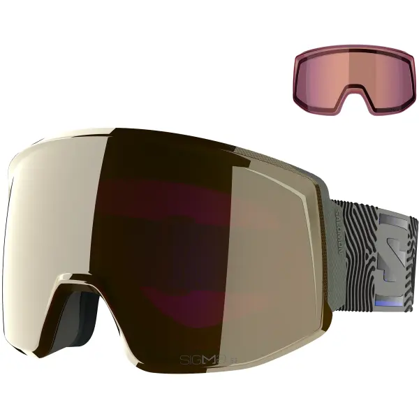Masque De Ski Salomon Skarn Prime Sigma (Castor Gray)