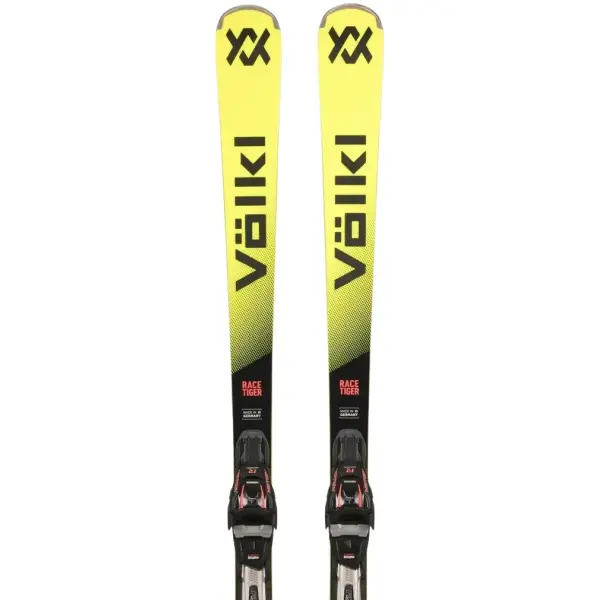 Ski Slalom Völkl Racetiger GS + Rmotion-T 12 (168cm - Jaune)