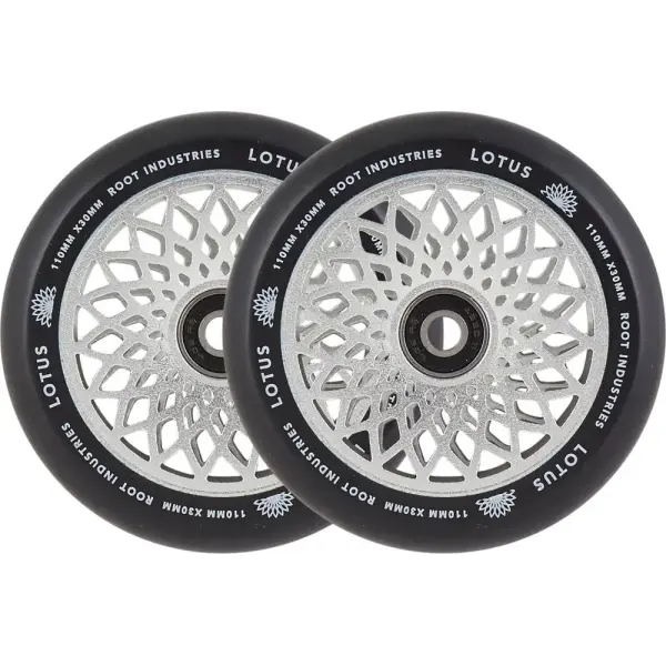 Roues Trottinette Freestyle Root Lotus Dual Wide Pack de 2 (110mm - Raw)