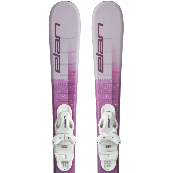 Skis Junior Elan Sky + Shift EL 7.5 GW (140cm - Rose)