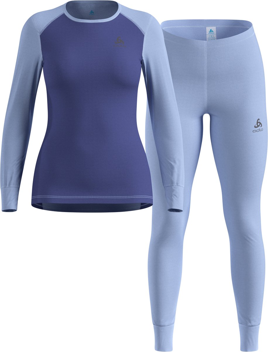 Odlo Active Warm Special Base Layer Set für Damen - Wandern, Ski & Snow - blau, XS