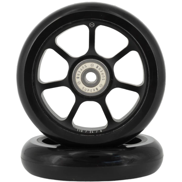 Roues Trottinette Freestyle Native Format Pack de 2 (Noir)