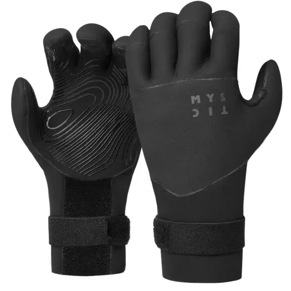 Gants Néoprène Mystic Supreme Gant 5mm Precurved (XS - Noir)