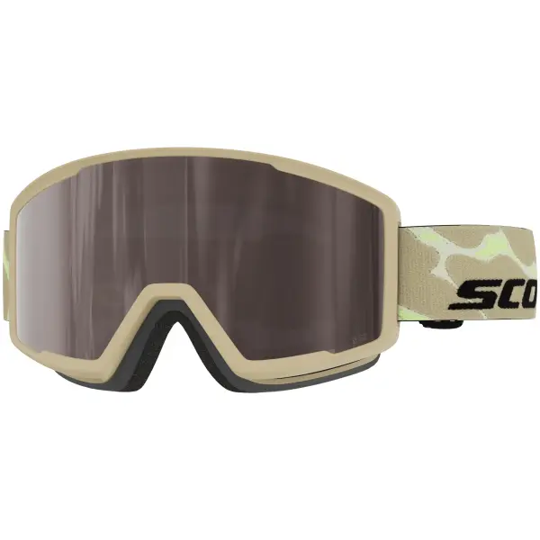 Masque De Ski Scott Trace Pro Compact (Mojave Beige Silver Chrome S2)