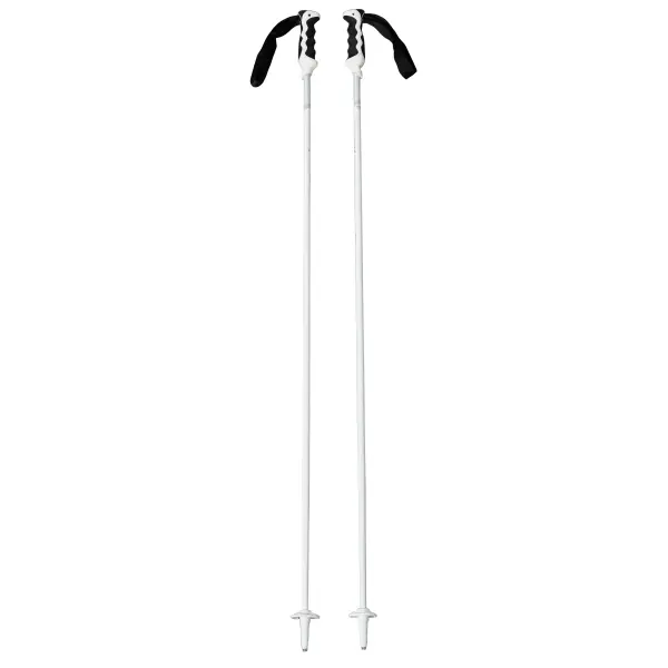 Bâtons de ski en carbone Komperdell (125cm - Blanc)