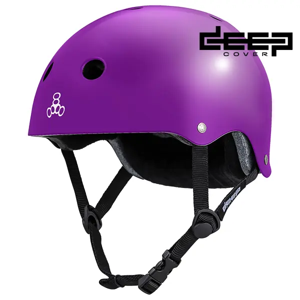 Casque Triple Eight Deep Cover (XS-S - Purple Glossy)