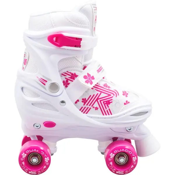 Roces Quaddy 3.0 Ajustable Girls Rollers (Blanc - 30-33)