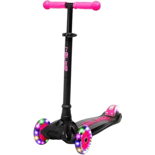 Trottinette Enfant i-Glide 3 Roue (Black/Pink)