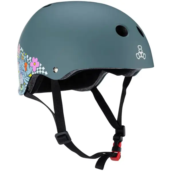 Casco Triple Eight Lizzie Armanto Sweatsaver Skate (L-XL - Grigio)