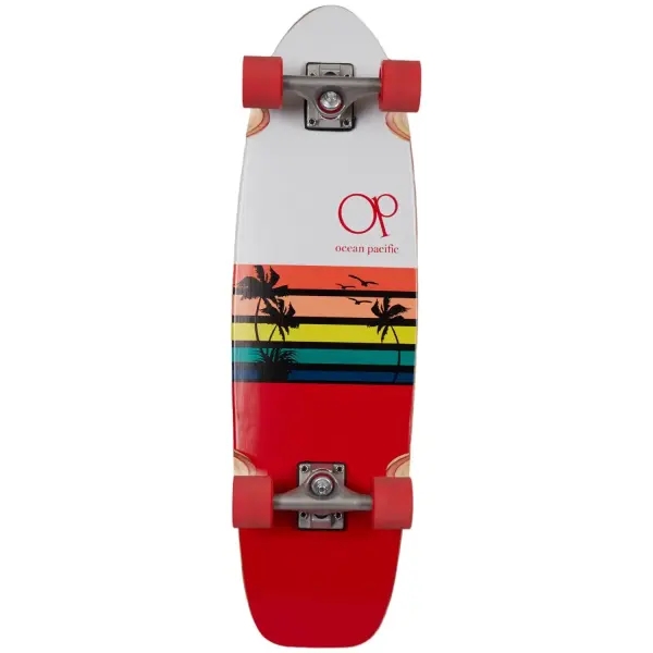 Cruiser Skate Ocean Pacific Sunset Complet (30" - Blanc)